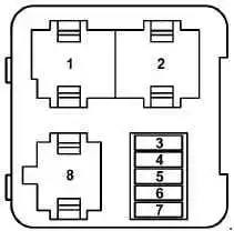 Relais van het relais (3 pin) / zekeringhouder