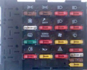 Fiat Uno - zekering schema - aanvullende zekering