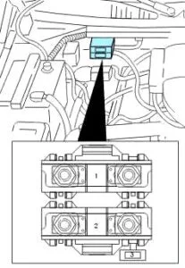 Ford Expedition - schema van de zekering - hoofdbatterij