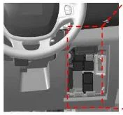 Opel Vivaro - schema van de zekering - relaiskast