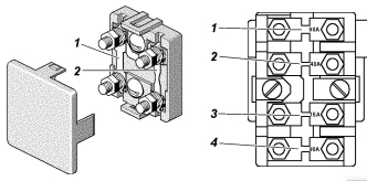 Schema van de hoofdunit onder de motorkap van de UAZ hunter