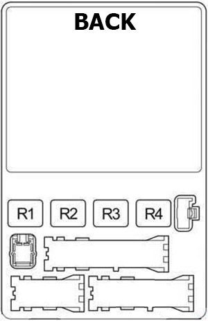 Toyota 4Runner N210 (2003-2009) - zekeringkast