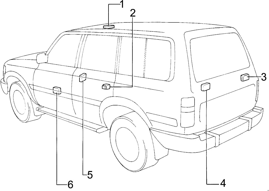 Toyota Land Cruiser 80 J80 (1990-1997) - zekeringkast