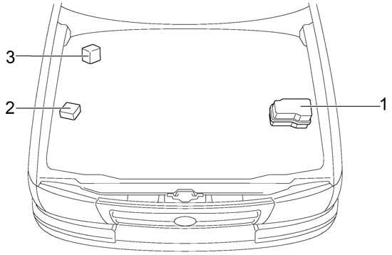 Toyota Tacoma (1998-2000) - zekeringen schema