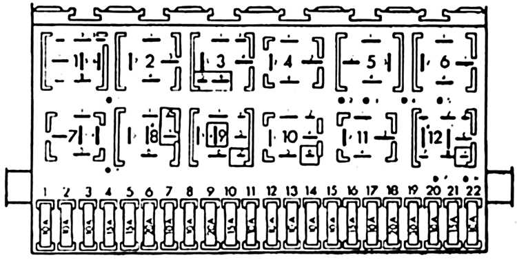 VW Transporter T4 (1990-2003) - zekering schema